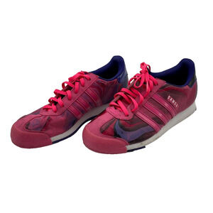 Adidas Samoa G99521 Women's Sneakers Pink Blue Abstract Art US Size 6